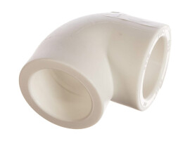 Pro Aqua PP-R Угольник 90 градусов 50 белый