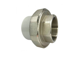 Fusionplast Муфта комбинированная разъемная PP-R 40x1.1/4" ВР серая