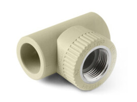 Pro Aqua PP-R Тройник комбинированный ВР 25x1/2" серый