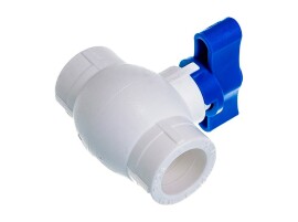 RTP Alpha Кран шаровой PP-R 20, бабочка синяя