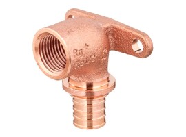 Rehau Угольник настенный с внутренней резьбой RAUTITAN 25-Rp 3/4" RX+, бронза