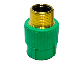 Переходник Aquatherm Fusiotherm green pipe с наружной резьбой самоуплотняющийся
