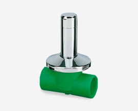 Вентиль под штукатурку Aquatherm Fusiotherm green pipe длинный