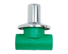 Вентиль под штукатурку Aquatherm Fusiotherm green pipe короткий