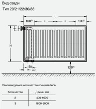Радиатор Buderus Logatrend VK-Profil тип 21