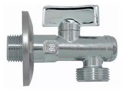Bugatti Миникран шаровой угловой Minnesota арт.790 PN 10 DN 8, 1/2'х3/4', флажок