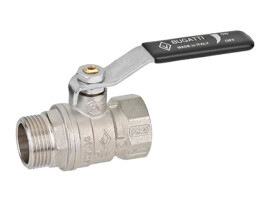 Bugatti Кран шаровой KENTUCKY арт.656 H-B, PN 20 DN 40, 1"1/2-1"1/2 рычаг
