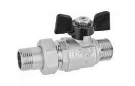 Bugatti Кран шаровой OKLAHOMA арт.0317 H-B, PN 32 DN 20, 3/4"x3/4" бабочка
