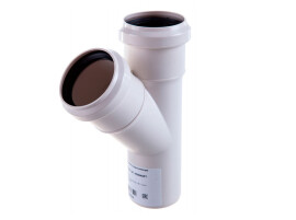 Тройник канализационный SINIKON COMFORT 45° DN 50x50