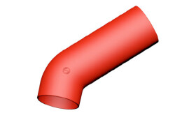 Отвод удлиненный V-SML 45°