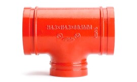 LEDE Тройник переходной под муфту DN 200x65 8"x2.1/2" 219x76
