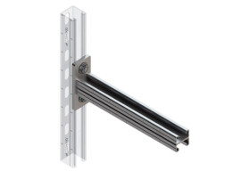 Termoclip Консоль сдвоенная ТСА 41x124Dx2,5-1000 Hdg