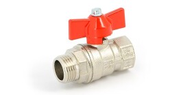 Uni-Fitt Кран шаровой VIVO HВ DN 20, 3/4", бабочка