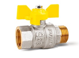 Краны шаровые LD Pride 352 GAS В-Н бабочка