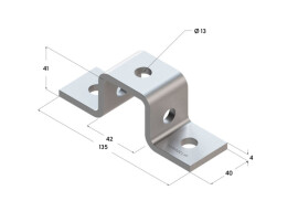 Termoclip Скоба соединительная TCC SC 41x124 4F3