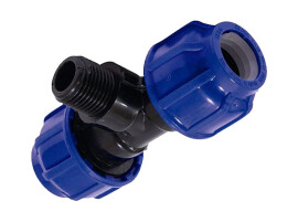 TEBO ПНД Тройник переходной 50x1.1/4"x50 НР