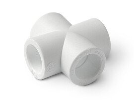 Pro Aqua PP-R Крестовина 20 белая