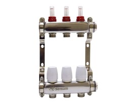 Altstream Коллекторная группа с расходомерами ALT-Kgr 1"x4x3/4"ЕК, нержавейка