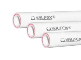 Valfex PP-R/GF/PP-R Труба арм.стекловолокном SDR 6 PN25 20x3,4 белая