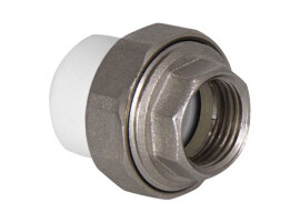  TEBO Муфта комб. разъемная O-ring 20x1/2" ВР серая