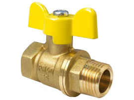 VALFEX Кран шаровой для газа В-Н бабочка