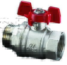 Oventrop Кран шаровой Optibal Н-В DN 10 бабочка