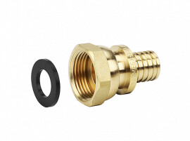 Varmega Slide-fit Муфта аксиальная НГ 20x1/2", латунь