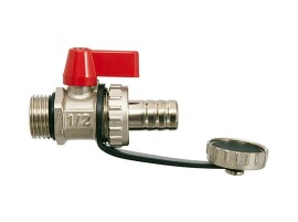 Smart Install Кран шаровой латунный дренажный DN 15, 1/2" со штуцером