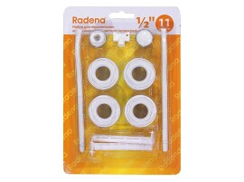 RADENA Набор подключения радиатора 11 предметов