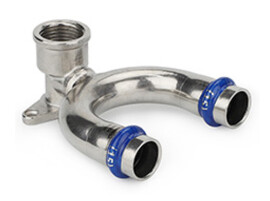 VARMEGA Inox Press Водорозетка раструбная проходная ВР