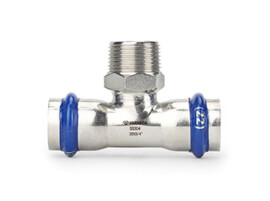 VARMEGA Inox Press Тройник раструбный НР
