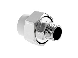 SLT AQUA Муфта комбинированная разъемная PP-R 40×1.1/4" НР