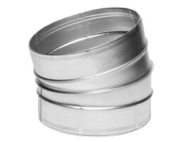 V-VENT Отвод 15° круглого сечения оцинкованный