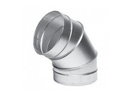 V-VENT Отвод 60° круглого сечения оцинкованный