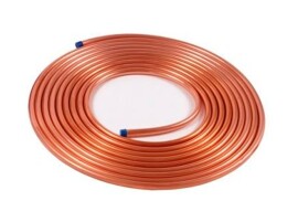 Труба медная отожженная ICG ASTM B280 в бухте дюймовая