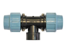 Unidelta Тройник с внутренней резьбой ПНД 32x1/2"x32