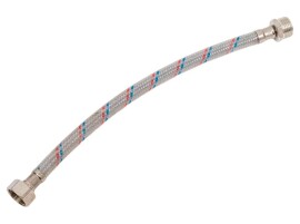 AQUALINK Подводка для воды нейлон/ПВХ (стальная гайка) В-Н 1/2", 40 см 