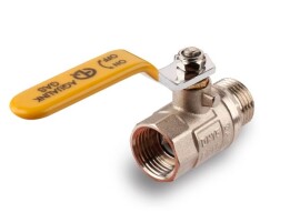 AQUALINK Кран шаровой для газа В-Н PN 40, DN 20, 3/4" рычаг