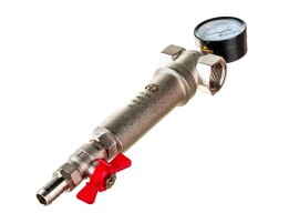 AQUALINK Фильтр промывной с манометром PN 21, DN 25, 1″