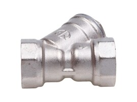 AQUALINK Фильтр сетчатый косой 500 мкр В-В PN 20, DN 25, 1"