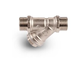 AQUALINK Фильтр сетчатый косой 500 мкр Н-Н PN 20, DN 15, 1/2" 