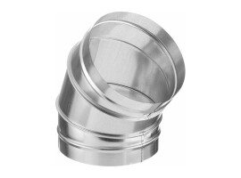 Отвод из нержавеющей стали 45º XOTPIPE O-ME-SS L-1-45