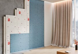 Бескаркасная звукоизоляция стены Стена-SLIM, Rw 63 дБ, 37,5 мм, 100 м2
