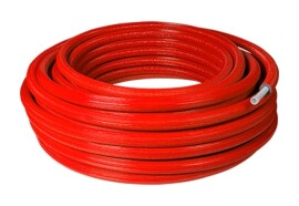 Труба в изоляции K-FLEX SOLID ISOLINE R 6 PE-RTII/Al/PE-RTII 16x2.0 мм, бухта 10 м, красная