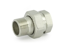 Uni-Fitt 656N Разъемное соединение прямое НВ плоское, никель