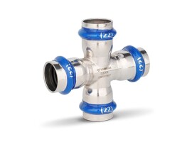 VARMEGA Inox Press Крестовина раструбная