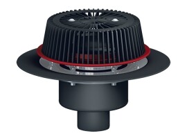 Кровельная воронка HL 62Safe с обжимным фланцем