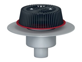 Кровельная воронка HL 62.1PSafe для ПВХ-мембран с электрообогревом