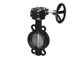TAFLINE Затвор дисковый TL71GR-16D с редуктором, диск чугун