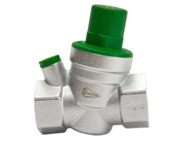 Arrowhead Редуктор давления мембранный PN 16 DN 25, 1" ВР, 1,5-6 бар, под радиальный манометр 1/4", хром
